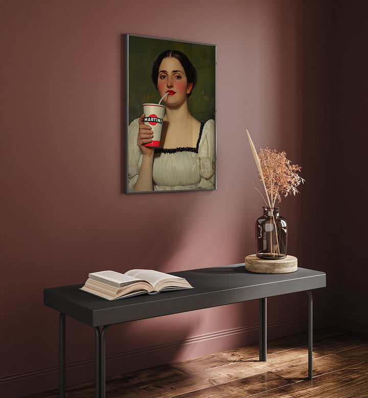 CASUAL MARTINI , ALTERED ART PRINTS