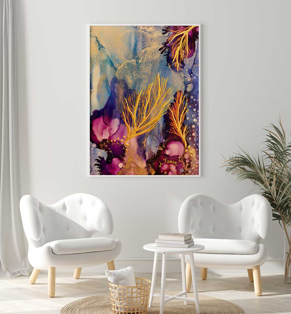 Vibrant RADIANT REEF II, BEACH PAINTINGS transform your space into a coastal paradise with stunning ocean beauty.