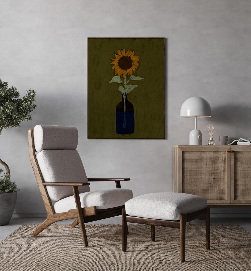 Bright sunflower artwork from RADIANT VIEW, KITCHEN POSTERS enhances any kitchen with premium quality and clarity.