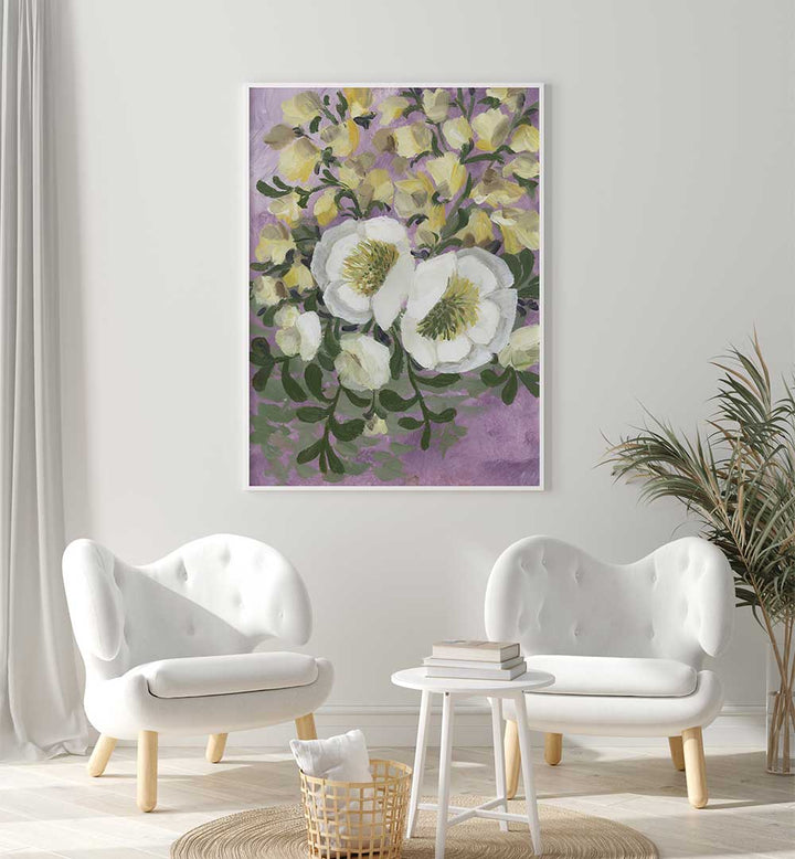 RAELYNNA PAINTERLY FLORALS , FLORAL FLOWER PAINTINGS