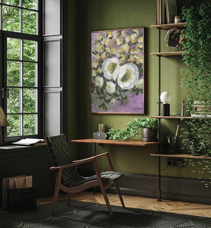RAELYNNA PAINTERLY FLORALS , FLORAL FLOWER PAINTINGS