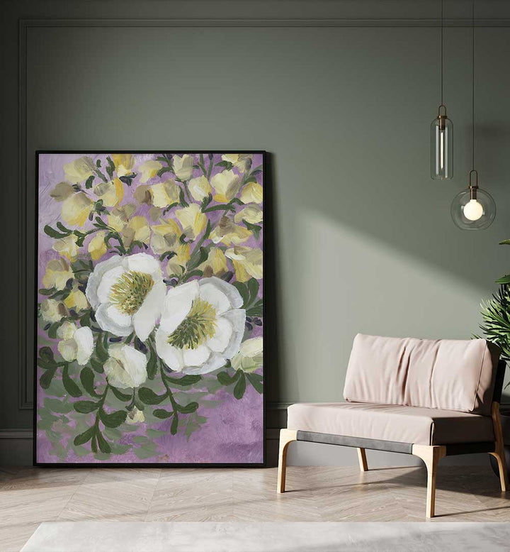 RAELYNNA PAINTERLY FLORALS , FLORAL FLOWER PAINTINGS