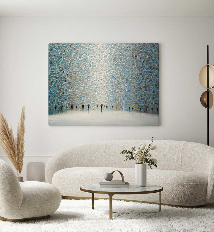 RAIN SYMPHONY , MODERN IMPRESSIONISM PAINTINGS