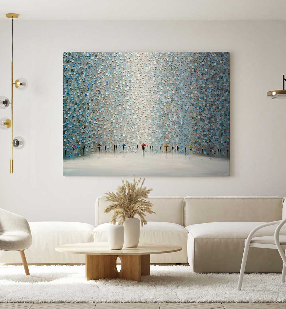 RAIN SYMPHONY , MODERN IMPRESSIONISM PAINTINGS