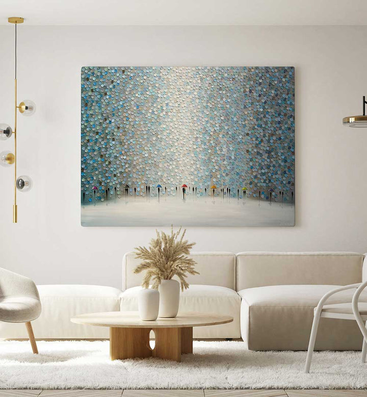 RAIN SYMPHONY , MODERN IMPRESSIONISM PAINTINGS