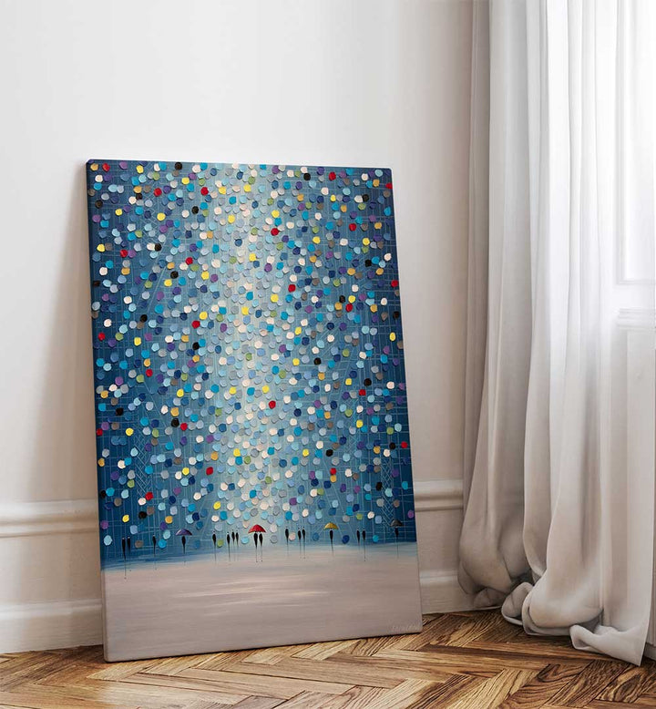 RAINDROP CONFETTI , MODERN IMPRESSIONISM PAINTINGS