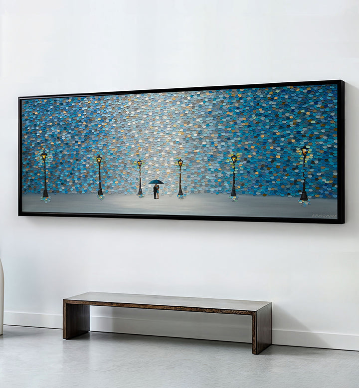 RAINY NIGHT ROMANCE , PANORAMIC ART