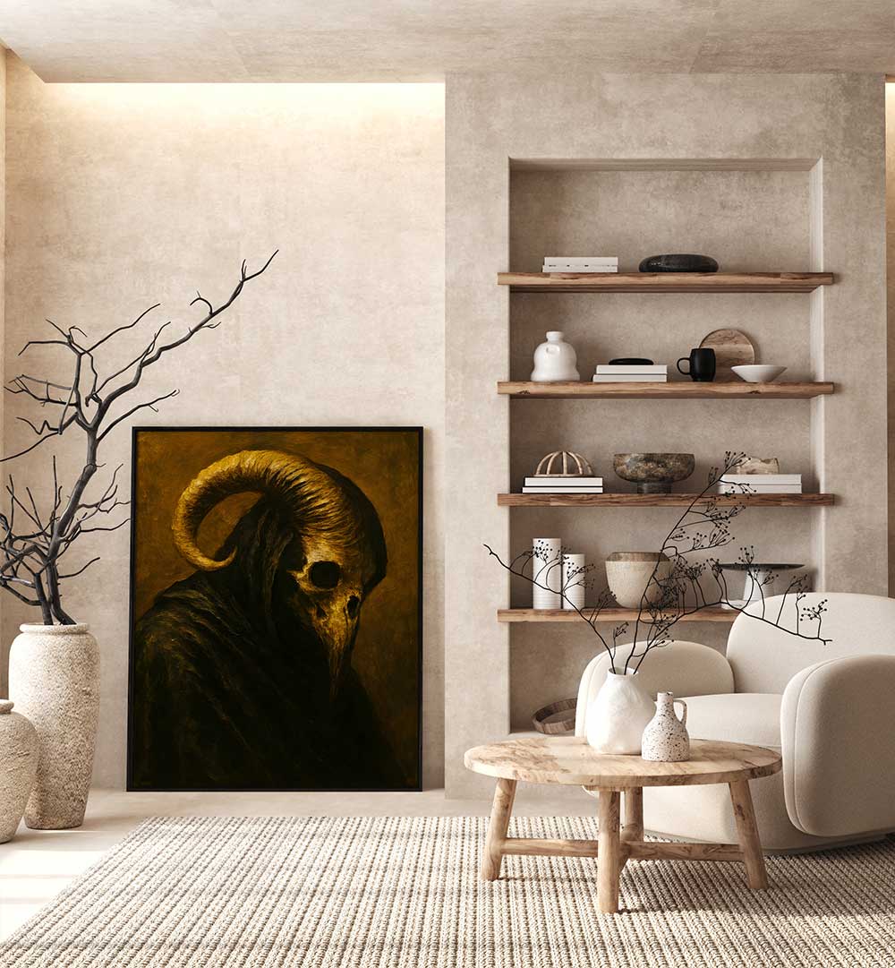 RAM OF THE ABYSS , EXPRESSIONISM PAINTINGS