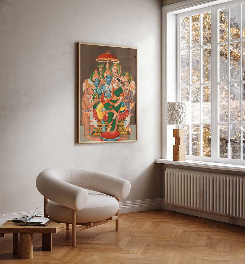 RAM PANCHAYATAN , INDIAN ART PAINTINGS