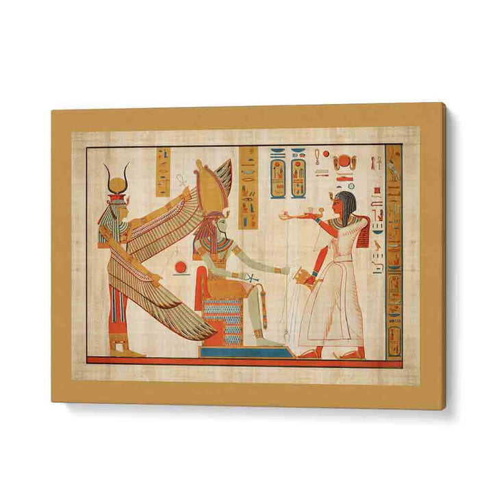 Ramesses IV 1153-1147 BC Egyptian Art Painting Artwork in Gallery Wrap