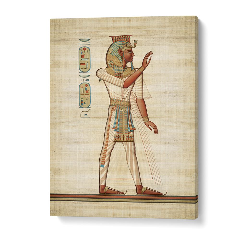 Ramses III Egyptian Art Artwork in Gallery Wrap