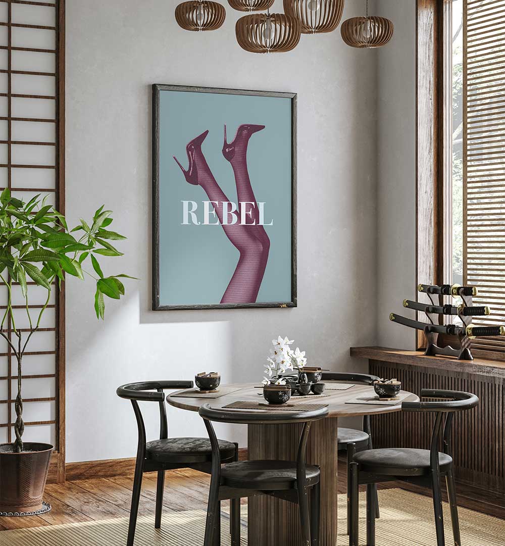 Transform your space with REBEL IV, FASHION POSTERS, showcasing modern chic and artistic flair for stylish decor.