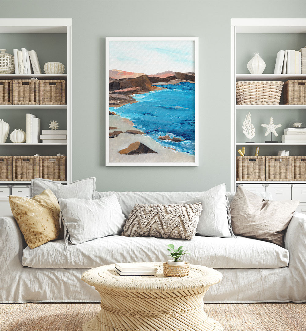 RED MOUNTIN BEACH , BEACH PAINTINGS