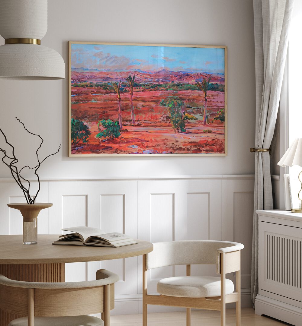 RED DESERT , LANDSCAPE PAINTINGS