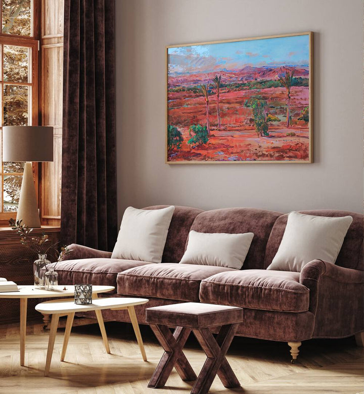 RED DESERT , LANDSCAPE PAINTINGS