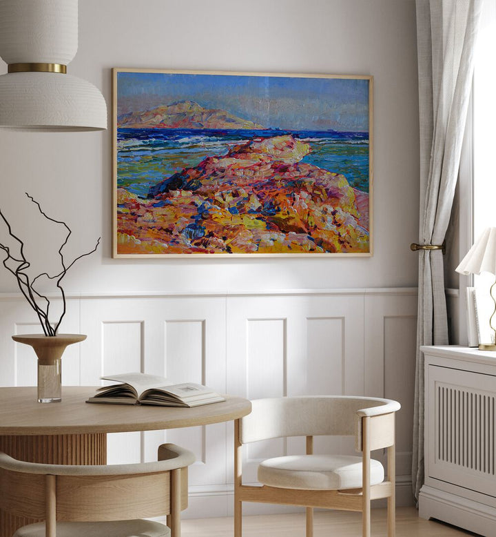 Vibrant RED SEA, LANDSCAPE PAINTINGS enhancing a modern interior with stunning aquatic beauty. Perfect for any decor.
