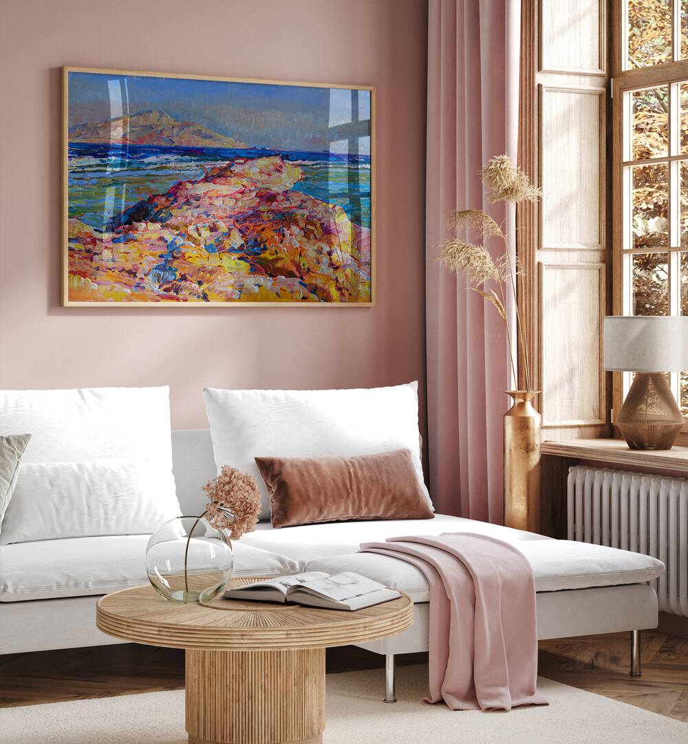 Stunning RED SEA, LANDSCAPE PAINTINGS enhance any space with vibrant colors and serene ocean views.
