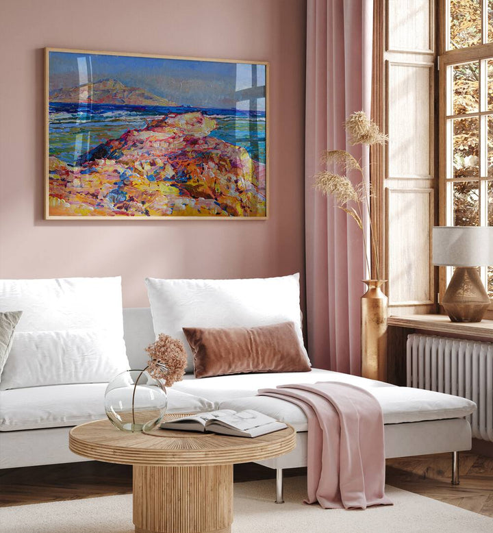 Stunning RED SEA, LANDSCAPE PAINTINGS enhance any space with vibrant colors and serene ocean views.