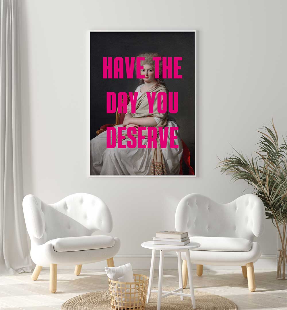 REGAL DAY'S MESSAGE , ALTERED ART PRINTS