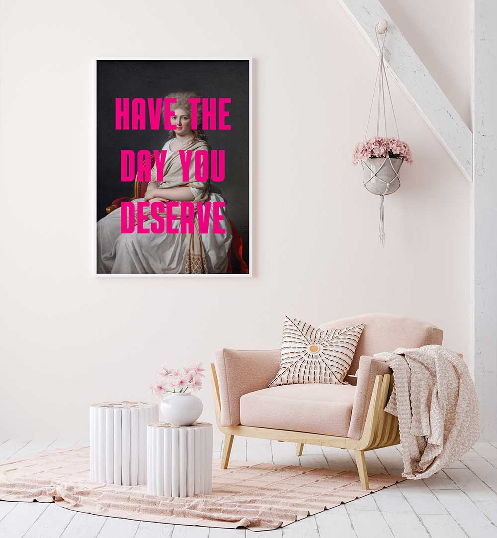 REGAL DAY'S MESSAGE , ALTERED ART PRINTS