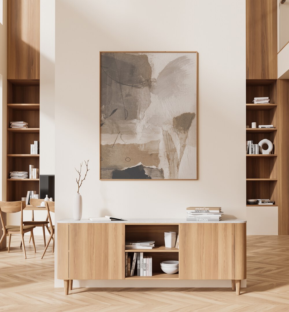 Stylish RENO Abstract Paintings enhance modern living spaces with vibrant colors and artistic flair.