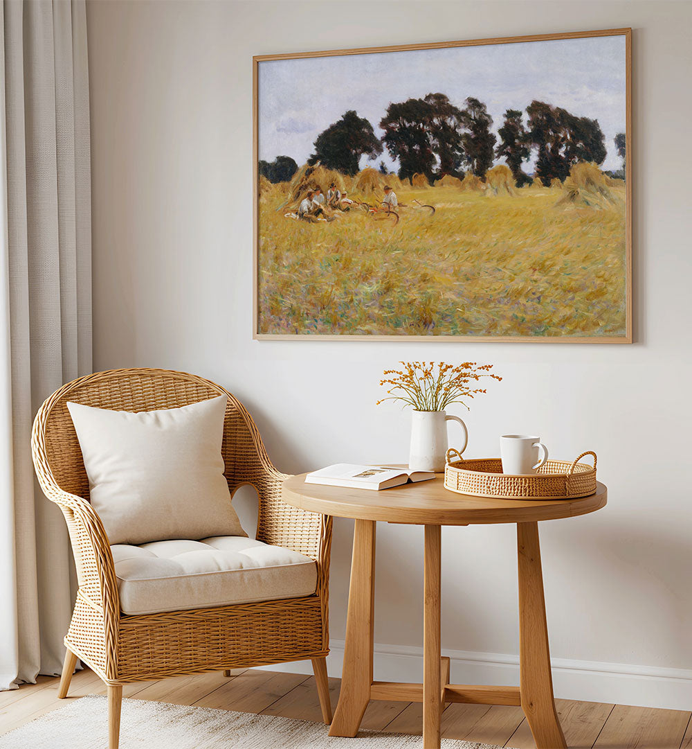 REPARS RESTING IN A WHEAT FEILD