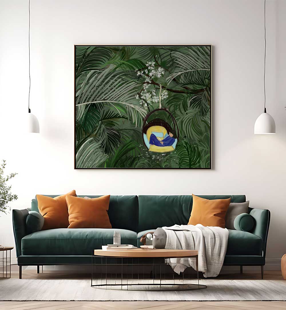 REPOSE IN THE GREEN , PORTRAITS & FIGURATIVE ILLUSTRATIONS