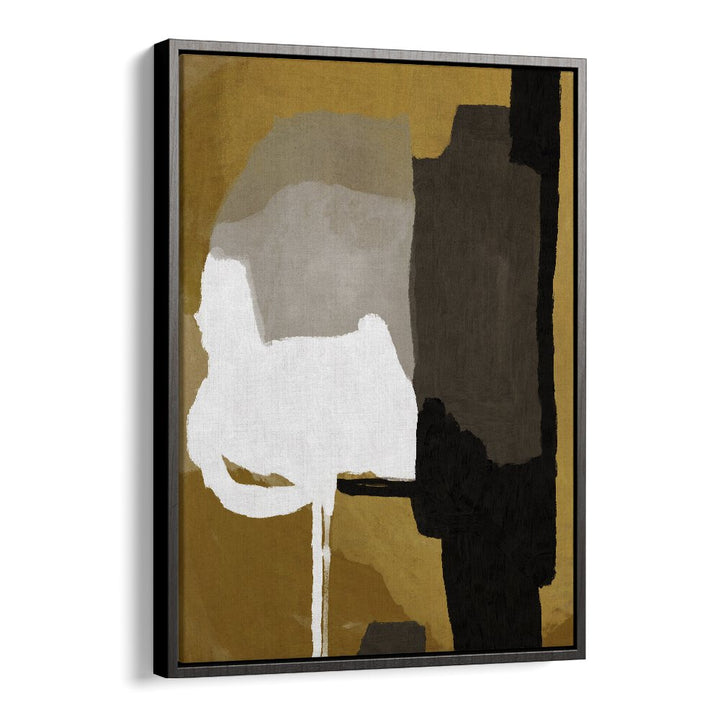 Resting By Dan Hob day Abstract Art Artwork in Black Floater Frame