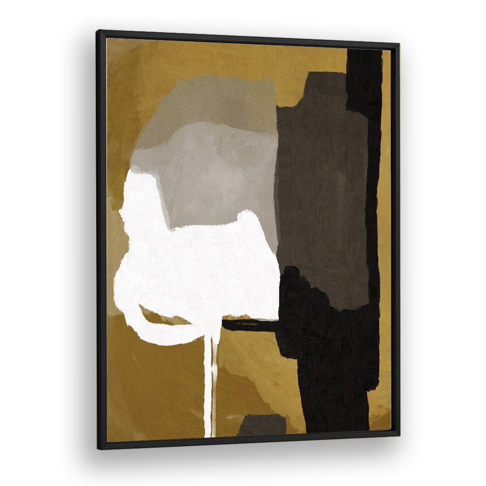 Resting By Dan Hob day Abstract Art Artwork in Black Plain Frame