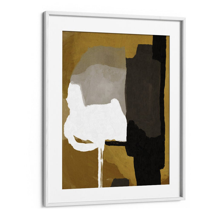 Resting By Dan Hob day Abstract Art Artwork  in White frame With Mount