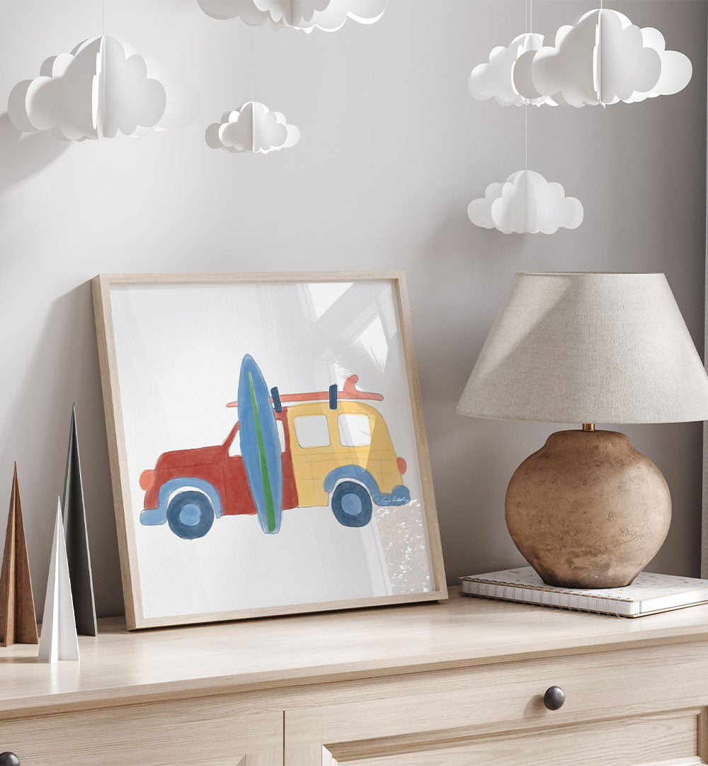 RETRO BEACH SURF WAGON