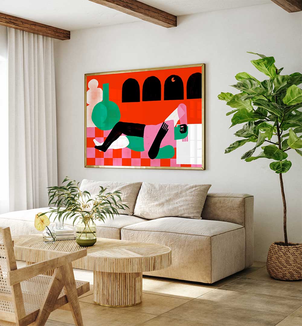 RETRO LOUNGE CHILL , PORTRAITS & FIGURATIVE ILLUSTRATIONS