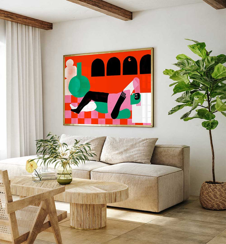 RETRO LOUNGE CHILL , PORTRAITS & FIGURATIVE ILLUSTRATIONS