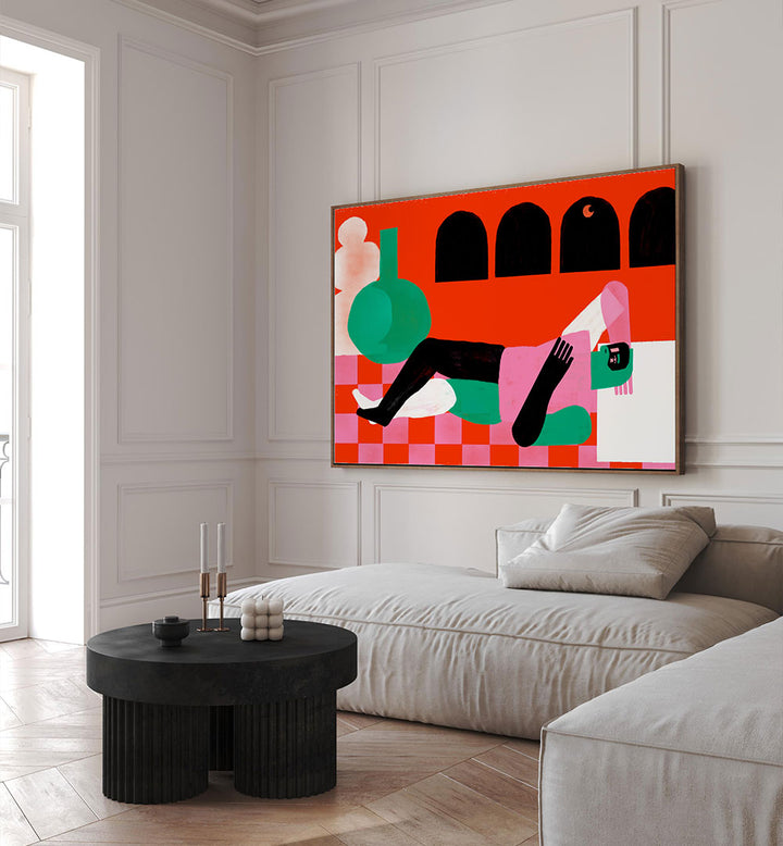 RETRO LOUNGE CHILL , PORTRAITS & FIGURATIVE ILLUSTRATIONS