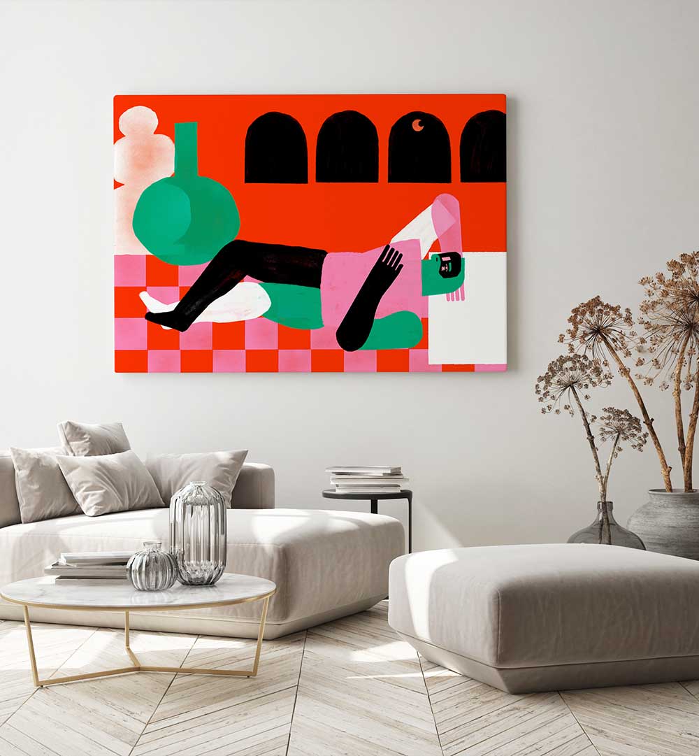 RETRO LOUNGE CHILL , PORTRAITS & FIGURATIVE ILLUSTRATIONS