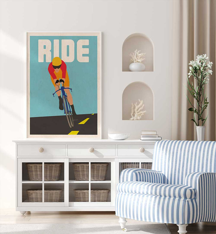 RIDE ART PRINT , SPORTS POSTERS