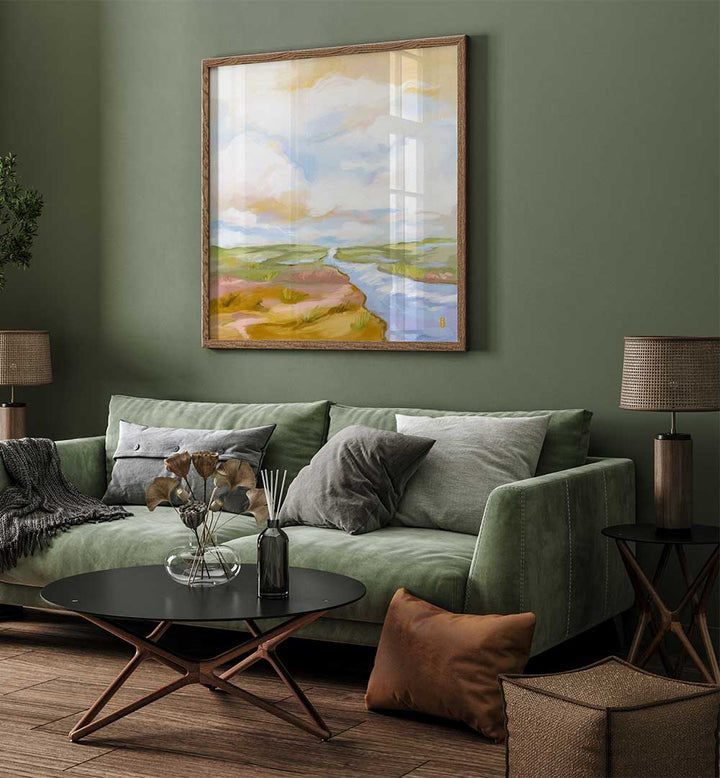 RIVER OF DREAMS LANDSCAPE ARTWORK , LANDSCAPE PAINTINGS