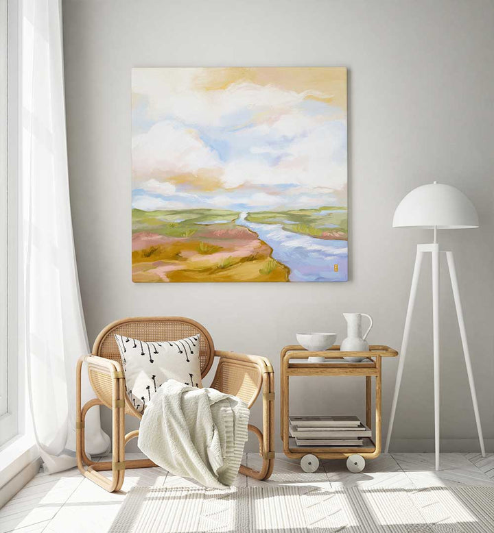 RIVER OF DREAMS LANDSCAPE ARTWORK , LANDSCAPE PAINTINGS