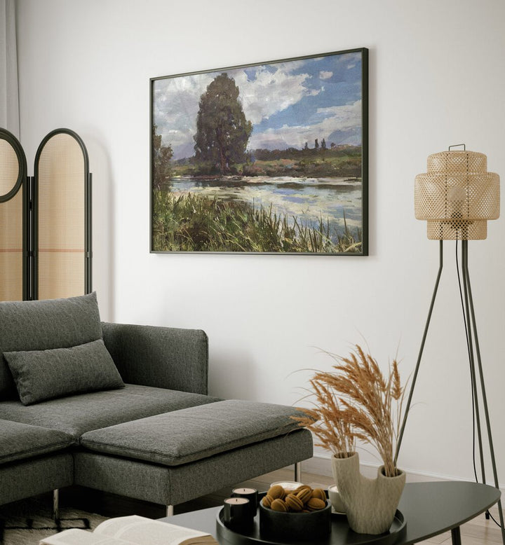 Transform your space with RIVER EXE, LANDSCAPE PAINTINGS that capture the serene beauty of England’s riverside landscapes.