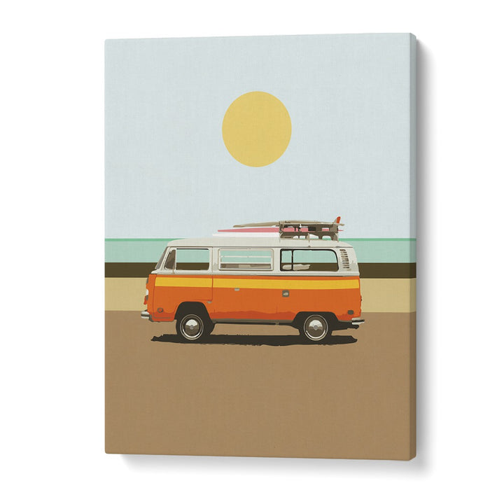 Road Trip I By Dan Hobday, Car Poster Prints Artwork in Gallery Wrap
