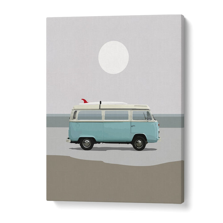 Road Trip II By Dan Hobday, Car Poster Prints Artwork in Gallery Wrap
