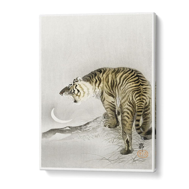 Roaring Tiger (1900-1945) By Ohara Koson Japanese Art Artwork in Gallery Wrap