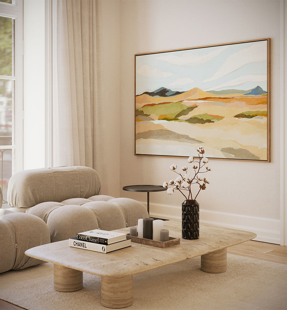 ROCKY HILL LANDSCAPE , LANDSCAPE PAINTINGS
