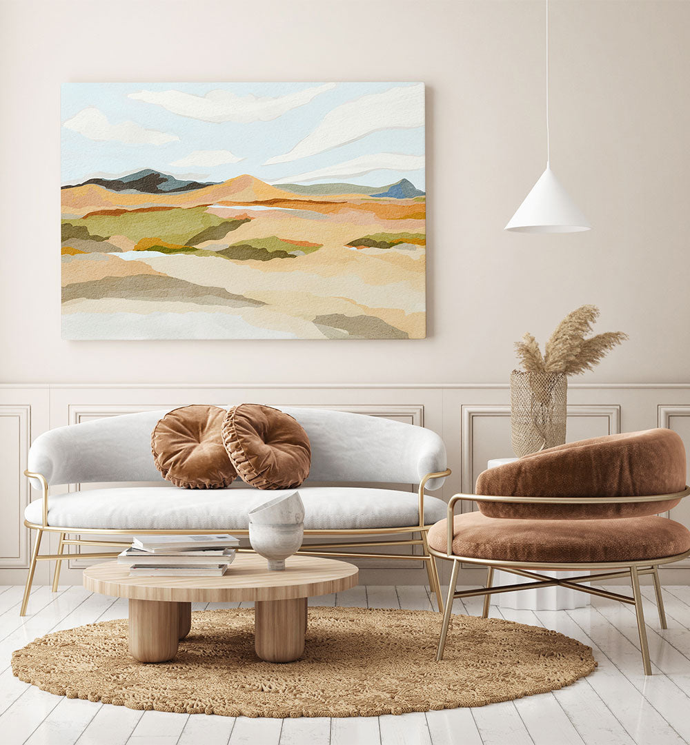 ROCKY HILL LANDSCAPE , LANDSCAPE PAINTINGS