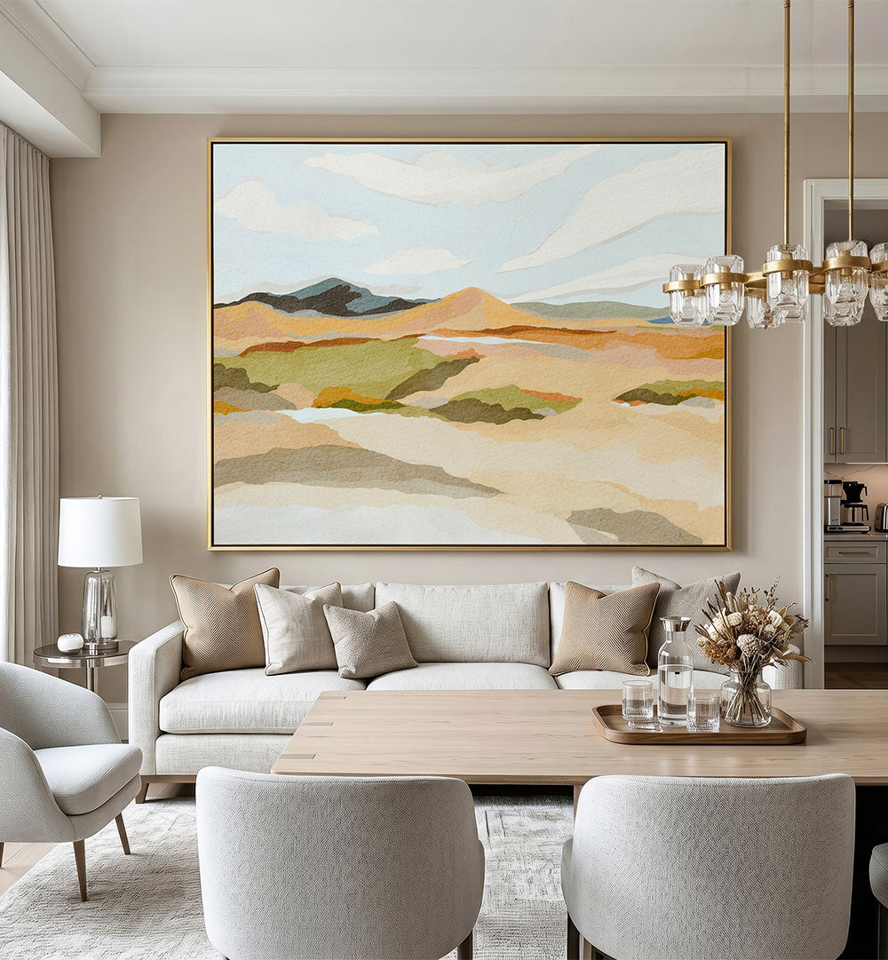 ROCKY HILL LANDSCAPE , LANDSCAPE PAINTINGS