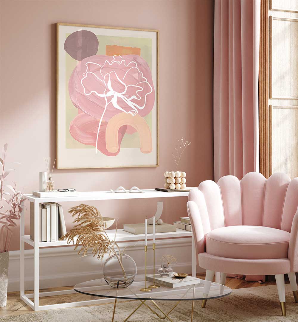 ROSE ILLUSTRATIONS , BOHO ART PAINTINGS