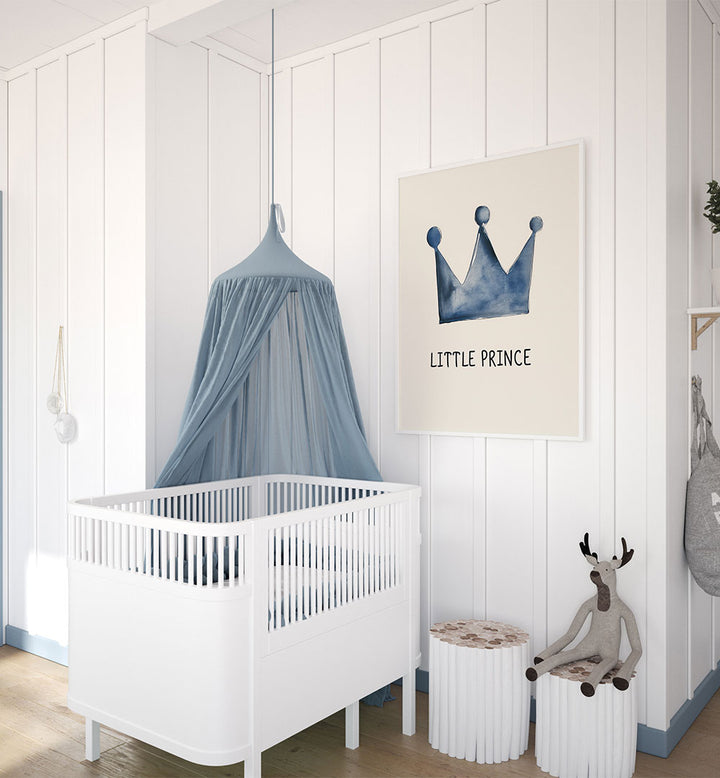 ROYAL BLUE CROWN , KIDS ROOM PAINTINGS