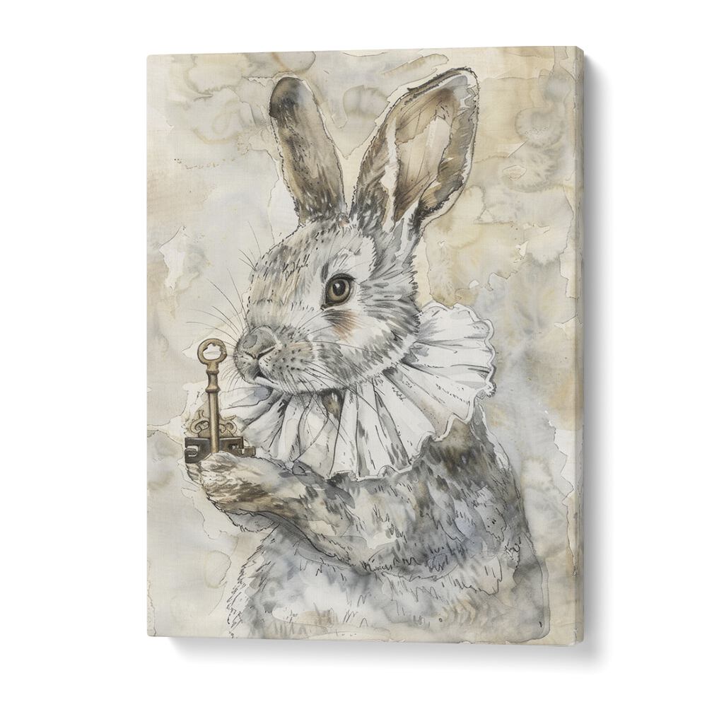 Royal Bunny Kids Art Artwork in Gallery Wrap
