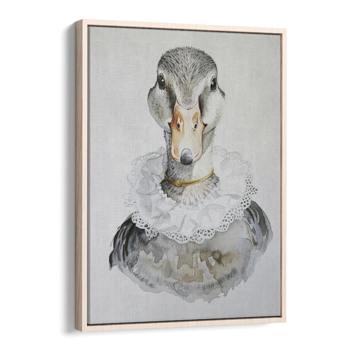 Royal Highness Molly Kids Art Artwork in Oak Wood Floater Frame
