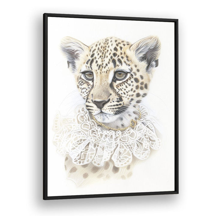 Royal Highness Tiger Kids art Artwork in Black Plain Frame
